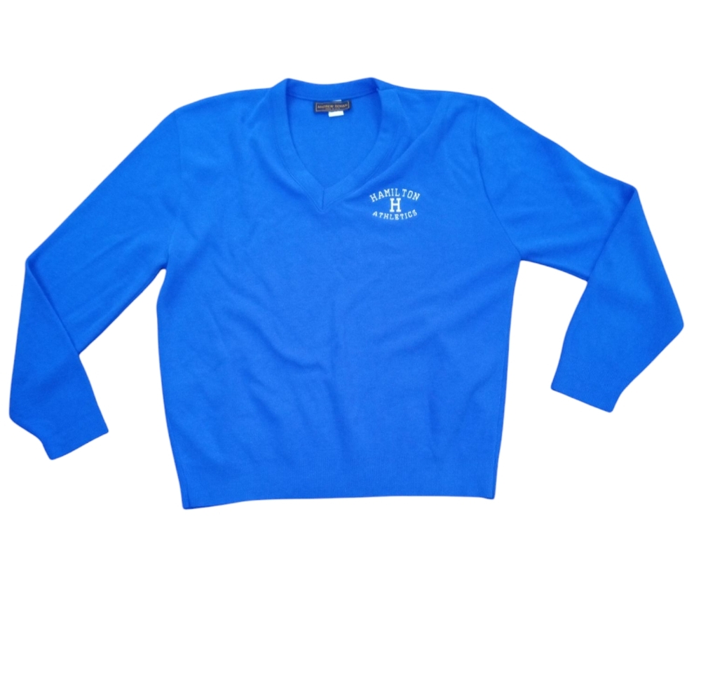 Vintage Hamilton Athletics Blue Women's Sweater Size XL